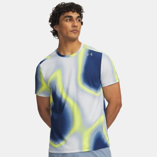 Haut à manches courtes à imprimé Velociti Pro Noirout Marine / Argent réfléchissant XXL - Under Armour - Modalova