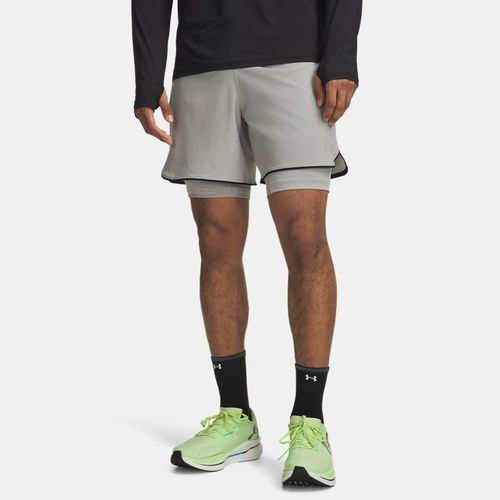 Short 2 en 1 Velociti Pro Titanium / réfléchissant L - Under Armour - Modalova