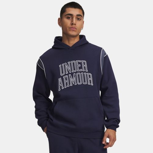Sweat à capuche Rival Fleece Midnight Marine / Noir XL - Under Armour - Modalova