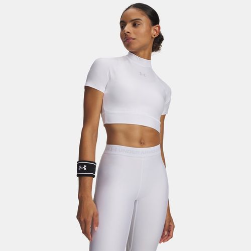 Baselayer court à col montant à manches courtes HeatGear® / Halo Gris L - Under Armour - Modalova