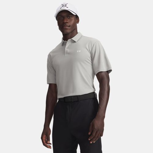Polo Tee To Green en piqué Titanium / Blanc S - Under Armour - Modalova