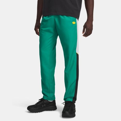 Pantalon Rival Woven Colorblock Geode / Blanc / Zeppelin Jaune M - Under Armour - Modalova