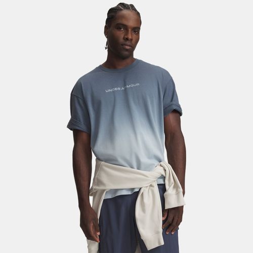 Haut à manches courtes Heavyweight Gradient Midnight Marine / Fog XS - Under Armour - Modalova