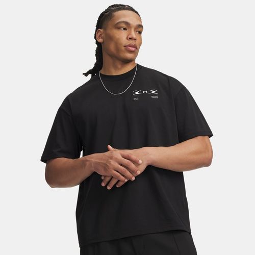 Haut à manches courtes oversize Heavyweight Echo Logo Ultimate / Blanc M - Under Armour - Modalova