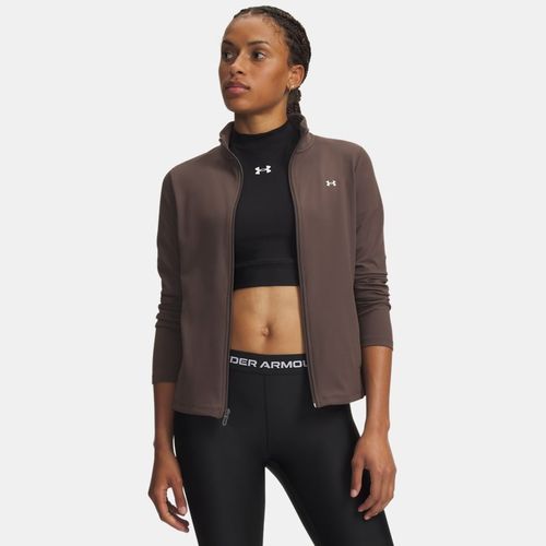 Haut entièrement zippé Motion Peppercorn / Blanc L - Under Armour - Modalova