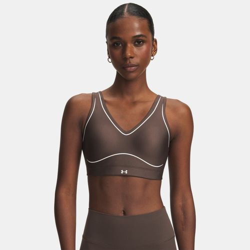 Brassière de sport Infinity Novelty à maintien modéré Peppercorn / Blanc L A-C - Under Armour - Modalova