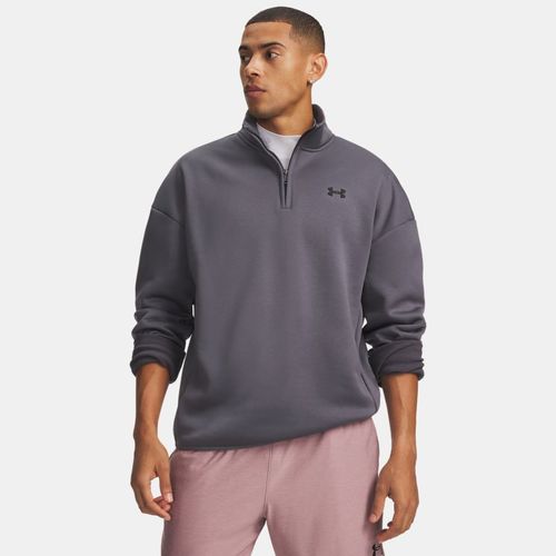 Haut ¼ zip Armour Fleece® Castlerock / Noir L - Under Armour - Modalova