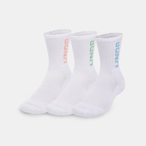 Chaussettes mi-hautes 3-Maker unisexes (lot de 3 paires) / / Ether Bleu L - Under Armour - Modalova