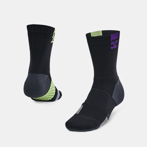 Chaussettes mi-hautes ArmourDry™ Playmaker unisexes / Anthracite / Mauve M - Under Armour - Modalova