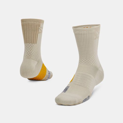 Chaussettes mi-hautes ArmourDry™ Playmaker unisexes Khaki Base / City Khaki / Khaki Base L - Under Armour - Modalova