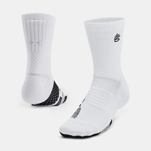 Chaussettes mi-hautes Curry ArmourDry™ Playmaker unisexes / Noir / Noir M - Under Armour - Modalova