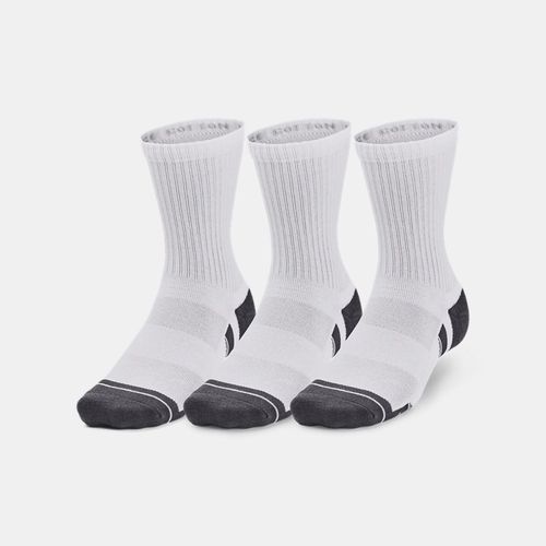 Lot de 3 paires de chaussettes en coton mi-hautes Performance unisexes / / Pitch Gris L - Under Armour - Modalova