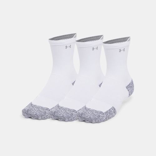 Lot de 3 paires de chaussettes mi-hautes ArmourDry® Run Cushion unisexes / / réfléchissant M - Under Armour - Modalova