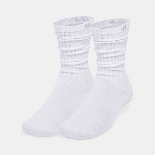 Chaussettes mi-hautes Sportstyle Cotton Scrunch unisexes, lot de deux / / Halo Gris M - Under Armour - Modalova