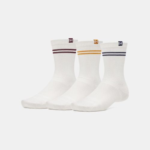 Chaussettes mi-hautes en coton Sportstyle unisexes (lot de 3 paires) Summit / Summit / Summit M - Under Armour - Modalova