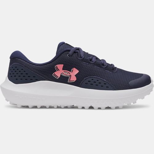 Chaussure de golf Surge Midnight Marine / Blanc / Bittersweet Rose 36 - Under Armour - Modalova