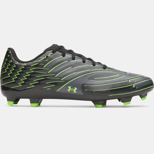 Chaussure de football Shadow Select 4 FG unisexe / Titan Gris / Hyper Vert 36.5 - Under Armour - Modalova