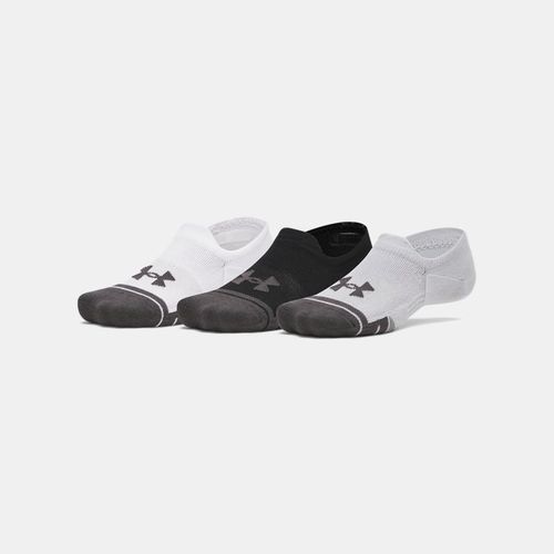Socquettes Performance Tech unisexes Mod / Blanc / Jet M - Under Armour - Modalova