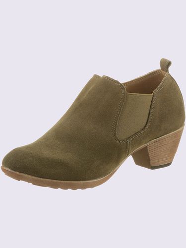 Bottines cuir velours de vache - Helline - Modalova