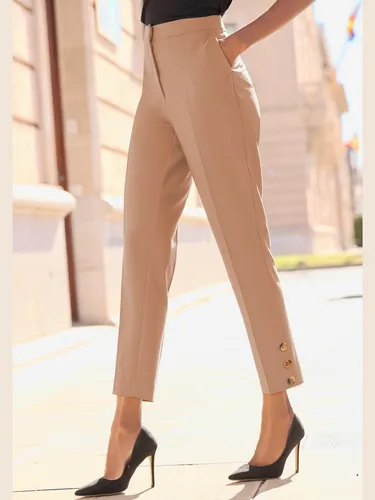 Pantalon tailleur ceinture élégante avec bouton dissimulé - LASCANA - Modalova