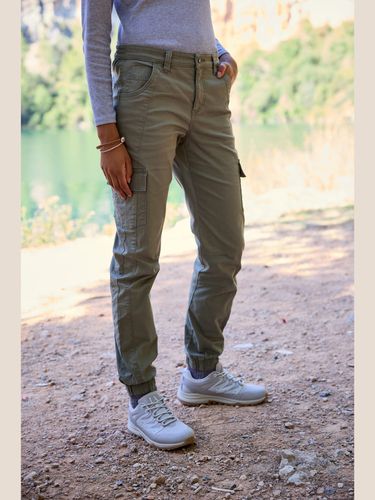 Pantalon de trekking mélange de coton agréablement doux et extensible - LASCANA ACTIVE - Modalova