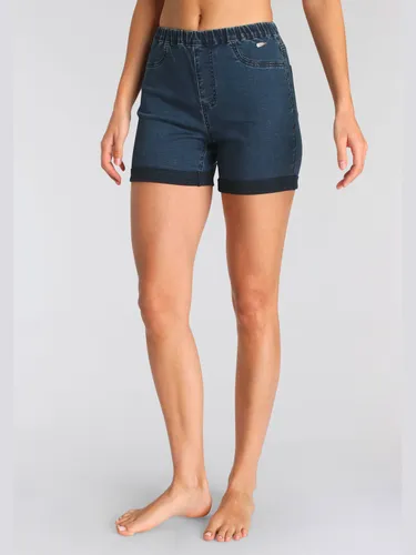 Shorts short en jean en qualité denim extensible - Buffalo - Modalova