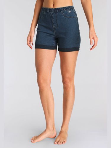 Shorts short en jean en qualité denim extensible - Buffalo - Modalova