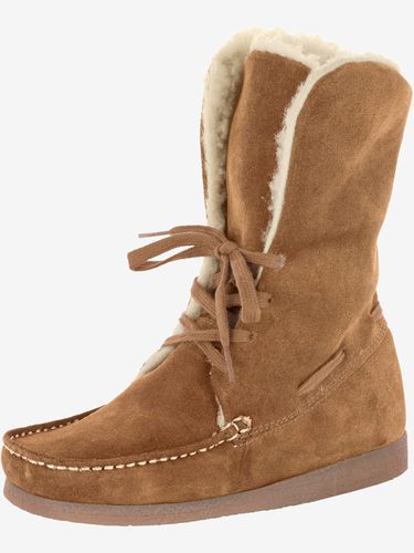 Bottines cuir velours vachette doux - Helline - Modalova