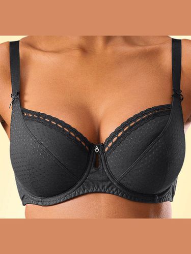 Soutien-gorge balconnet (sans garnissage) avec armatures pour un joli décolleté - petite fleur - Modalova