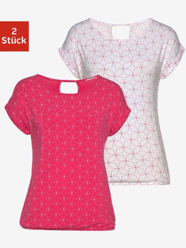 Lot de 2 t-shirts - - LASCANA - Modalova