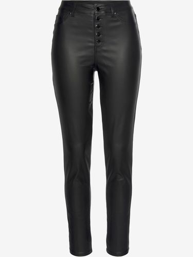 Pantalon en imitation cuir pantalon en synthétique avec ceinture taille haute - LASCANA - Modalova