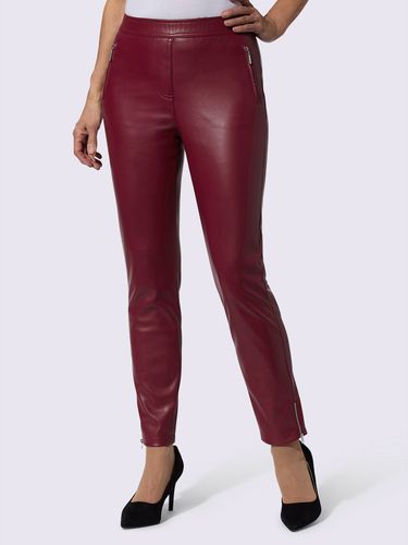 Pantalon en imitation cuir imitation cuir souple - Fair Lady - Modalova