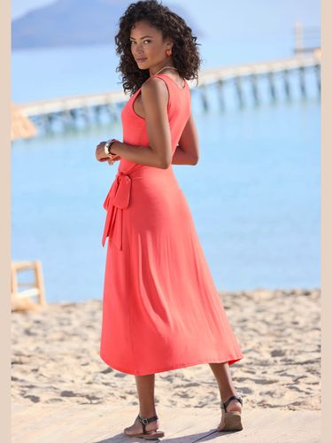 Robe de plage robe en jersey avec bretelles débardeur - LASCANA - Modalova