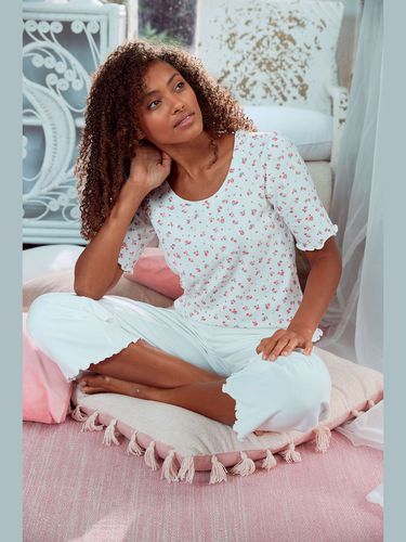 Haut de pyjama t-shirt avec détails babylock - s.Oliver - Modalova