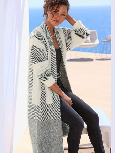 Veste en tricot cardigan long décontracté - - LASCANA - Modalova