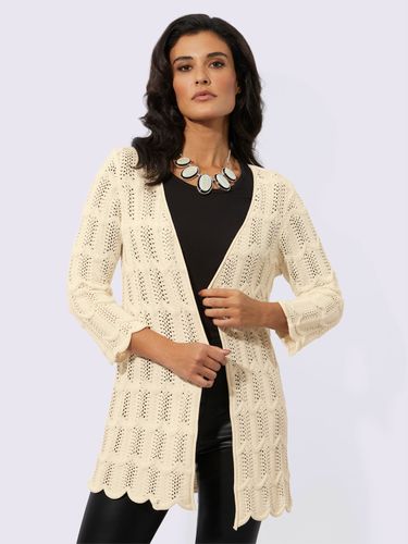 Veste longue en tricot 40% modal - Creation L - Modalova