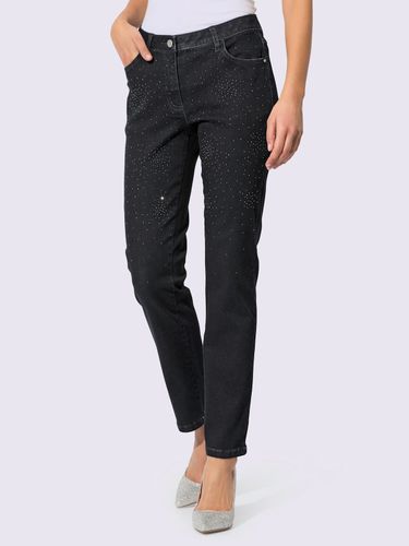 Jean 5 poches denim ultra-extensible avec effet modelant - Creation L - Modalova