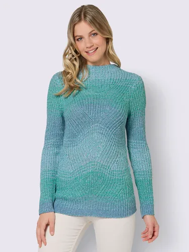 Pull en tricot aspect grosses mailles - -- chiné - Helline - Modalova