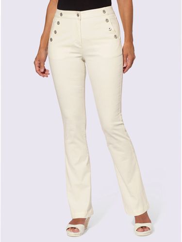 Jean bootcut qualité coton - Helline - Modalova