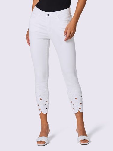 Pantalon 7/8 mélange coton et lyocell de qualité - CREATION L PREMIUM - Modalova