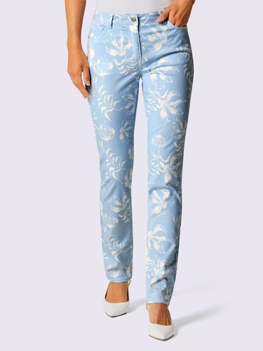 Pantalon imprimé mélange coton et lyocell de qualité - - CREATION L PREMIUM - Modalova