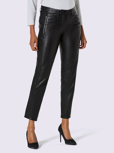 Pantalon en cuir cuir agneau nappa véritable - Mainpol - Modalova
