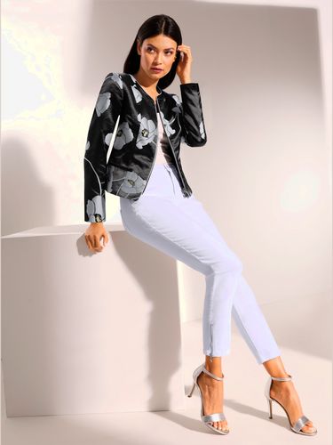 Blazer jacquard mélange luxueux - - CREATION L PREMIUM - Modalova