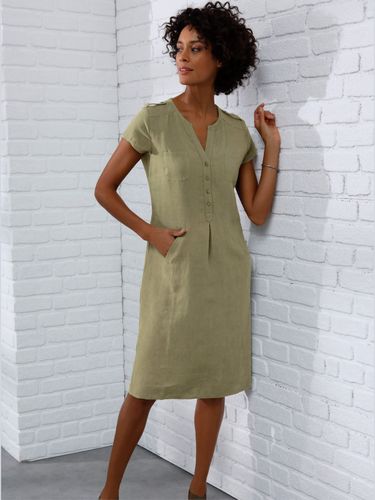 Robe tissée pur lin - CREATION L PREMIUM - Modalova