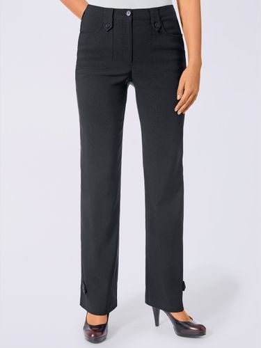 Pantalon coupe droite détails boutonnés - Alessa W. - Modalova