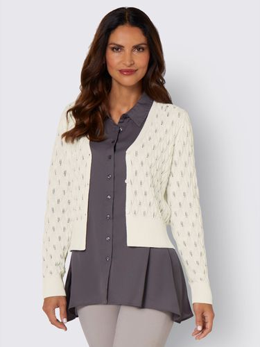 Veste en tricot fin 50% coton - Fair Lady - Modalova