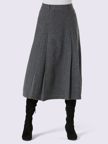 Jupe évasée 30% laine vierge (mérinos) - CREATION L PREMIUM - Modalova