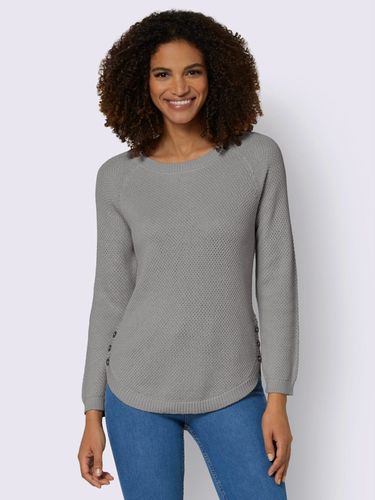 Pull encolure ronde 50% coton - Collection L - Modalova