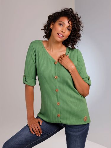 T-shirt à manches courtes mélange coton et lyocell de qualité - CREATION L PREMIUM - Modalova