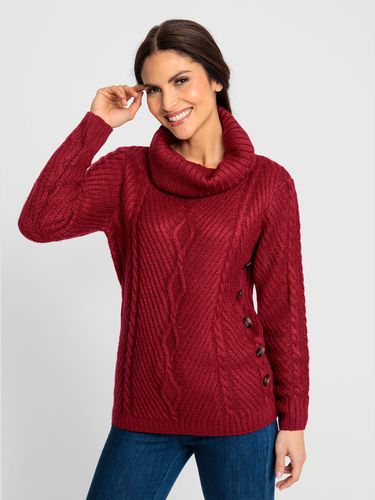 Pull qualité hivernale - cerise - Helline - Modalova